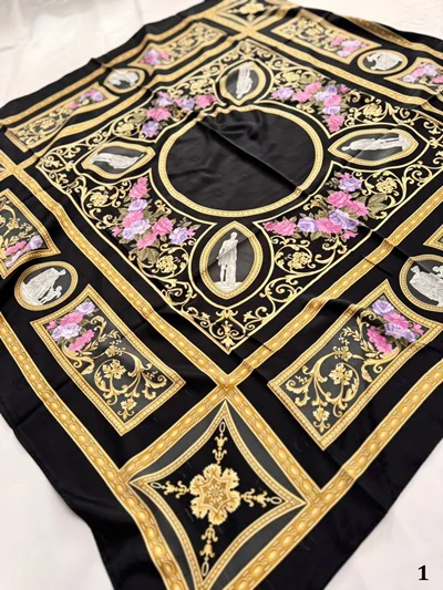 روسری مجلسی کد M-1136