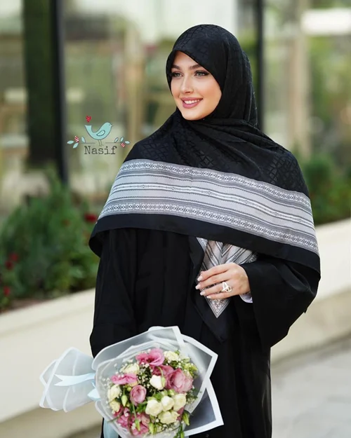 روسری مشکی کد B-0142