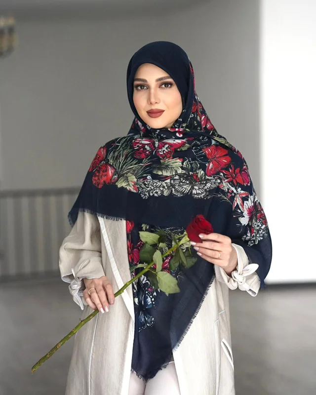 روسری نخی کد N-0969