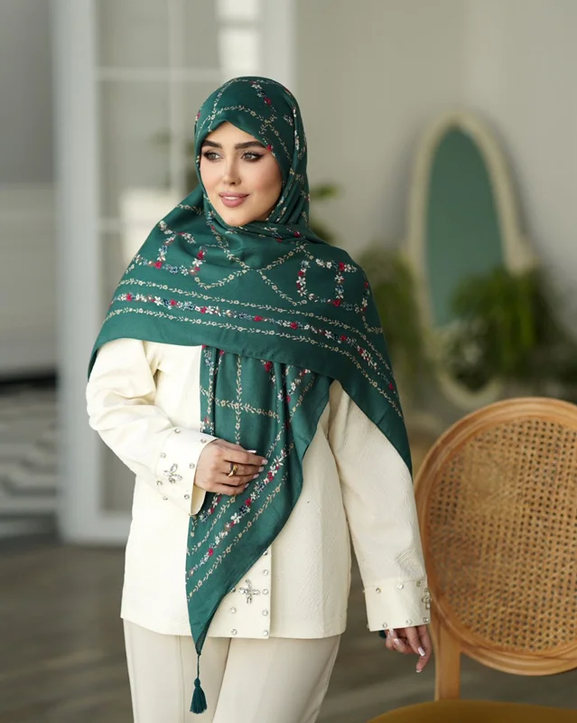 روسری نخی کد N-1012