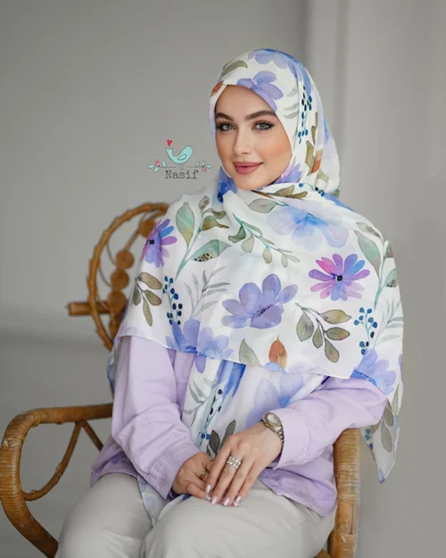 روسری نخی کد N-0733