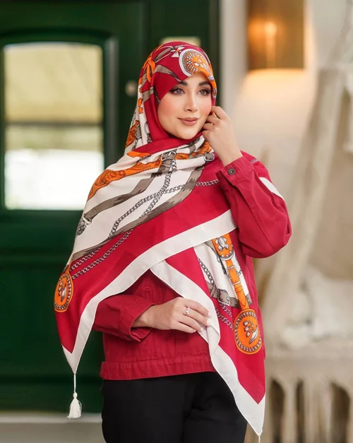 روسری نخی کد N-0324