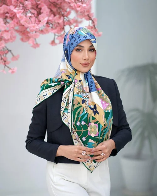 روسری مجلسی کد M-1027