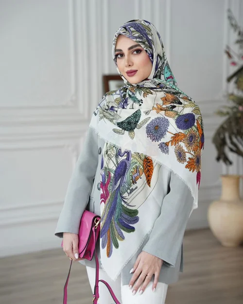 روسری نخی کد N-0903