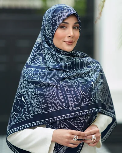 روسری مجلسی کد M-1060