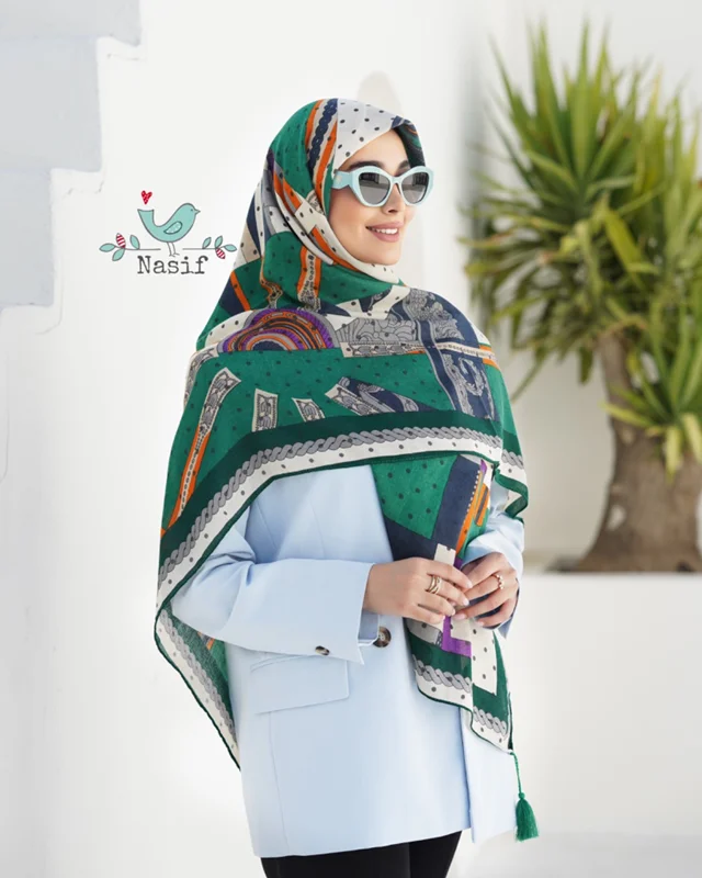 روسری نخی کد N-0353