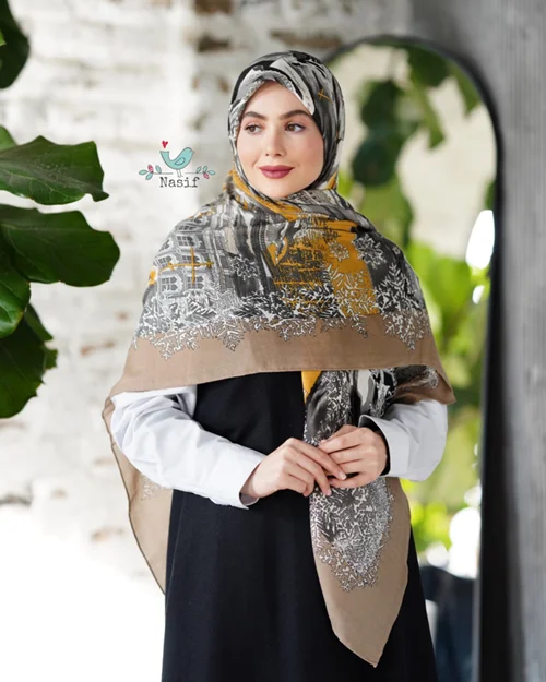 روسری نخی کد N-0594