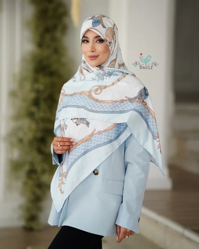 روسری نخی کد N-0674