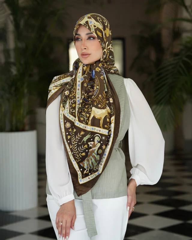 روسری مجلسی کد M-0439