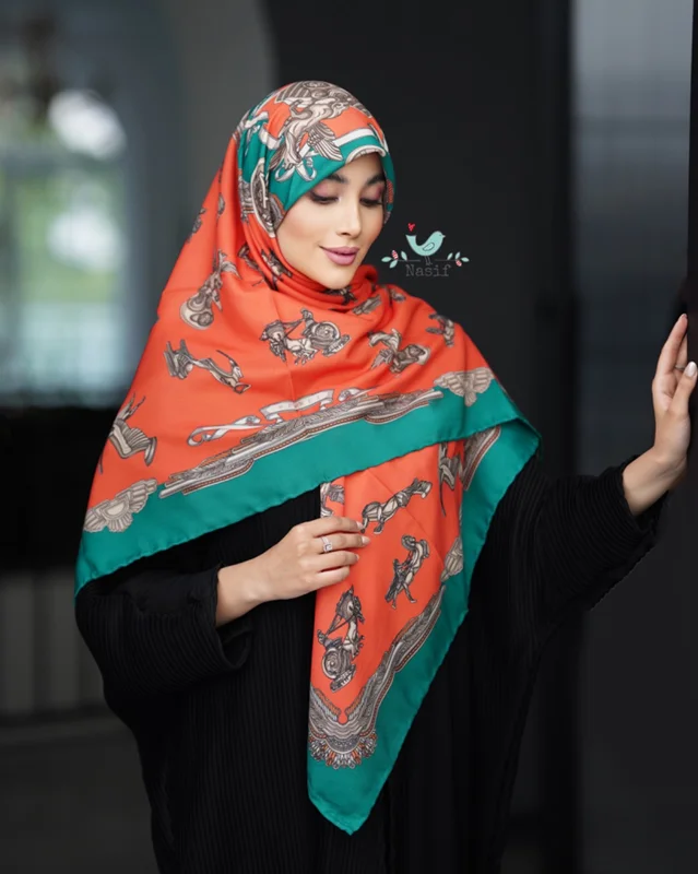 روسری نخی کد N-0478