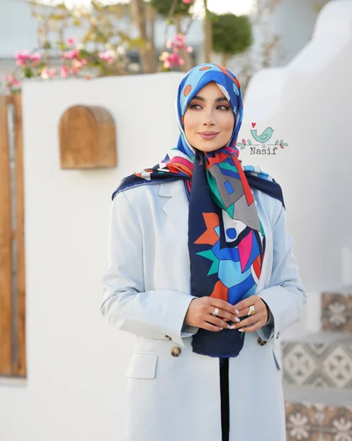 روسری نخی کد N-0416