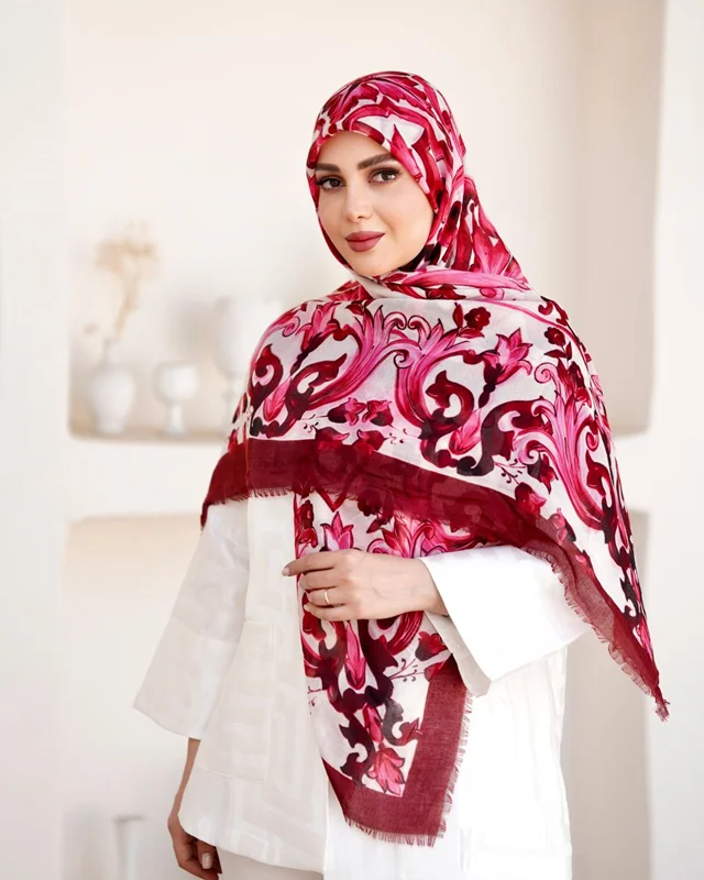 روسری نخی کد N-0941