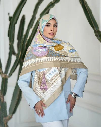 روسری مجلسی کد M-0993