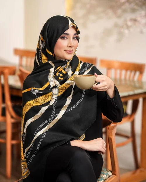 روسری نخی کد N-0322