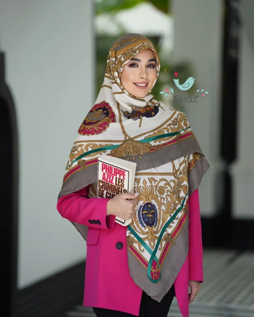 روسری نخی کد N-0405