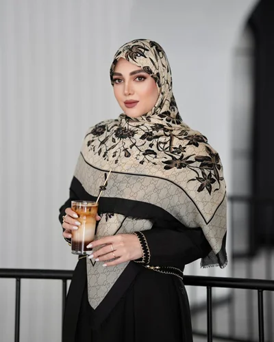 روسری نخی کد N-0951