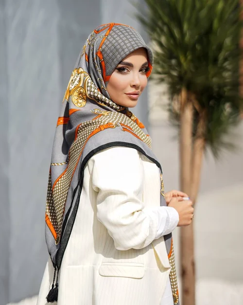 روسری نخی کد N-0492