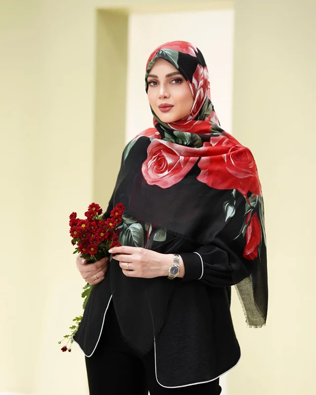 روسری نخی کد N-0940