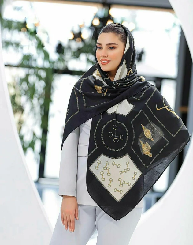 روسری نخی کد N-0220