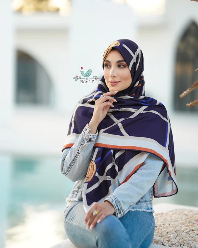 روسری نخی کد N-0444