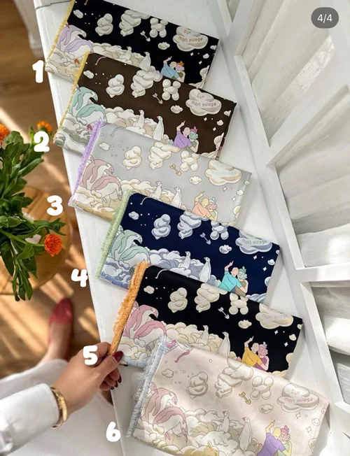 روسری مجلسی کد M-0947