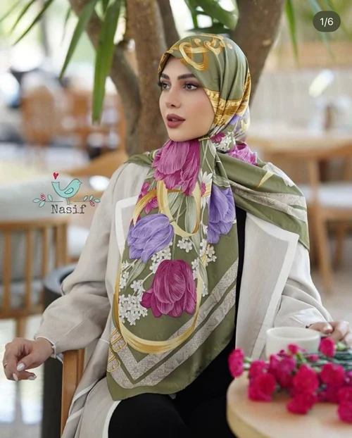 روسری مجلسی کد M-0893