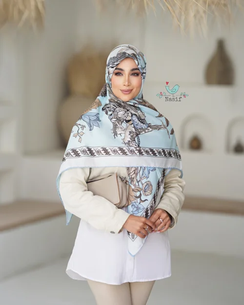 روسری نخی کد N-0411