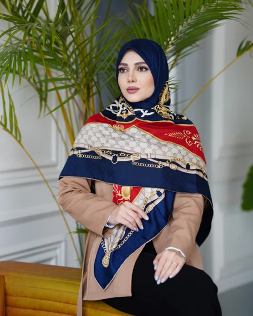 روسری مجلسی کد M-0582