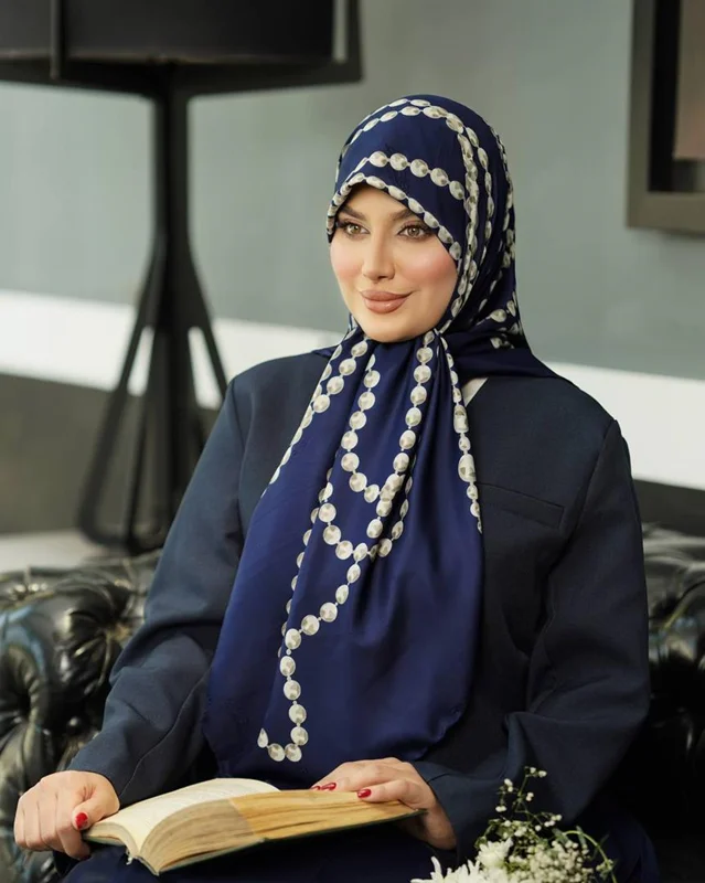 روسری مجلسی کد M-0772