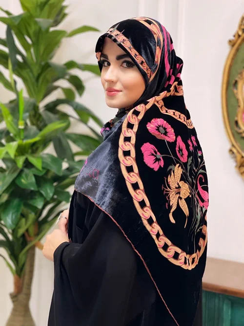 روسری مجلسی کد M-0265