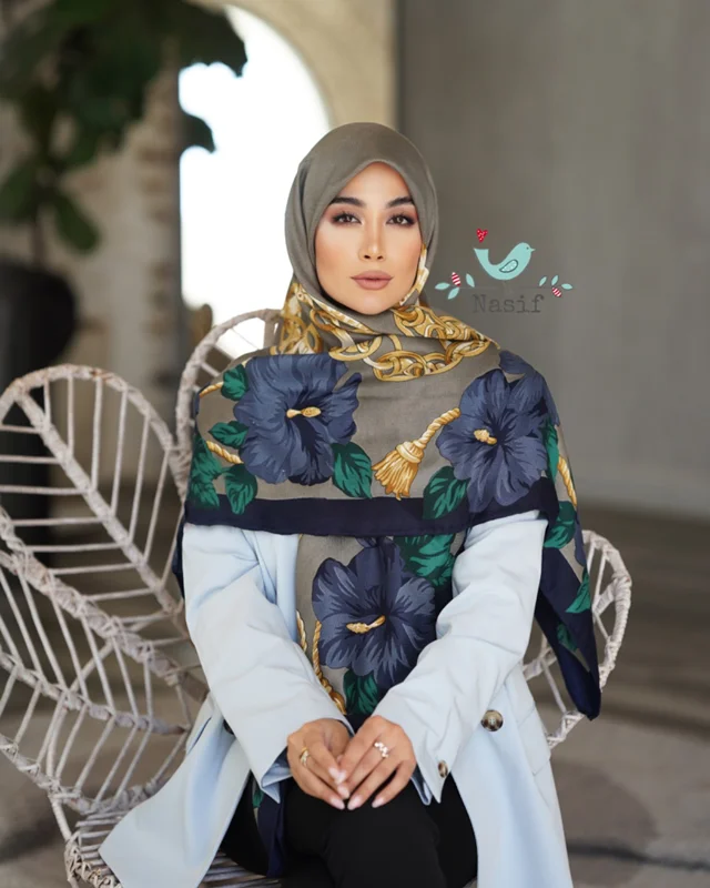 روسری نخی کد N-0349