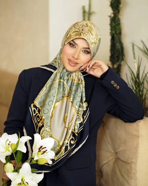 روسری مجلسی کد M-0965