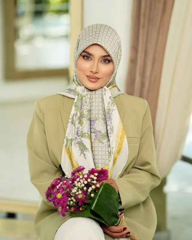 روسری مجلسی کد M-0774