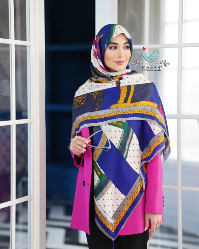 روسری نخی کد N-0355