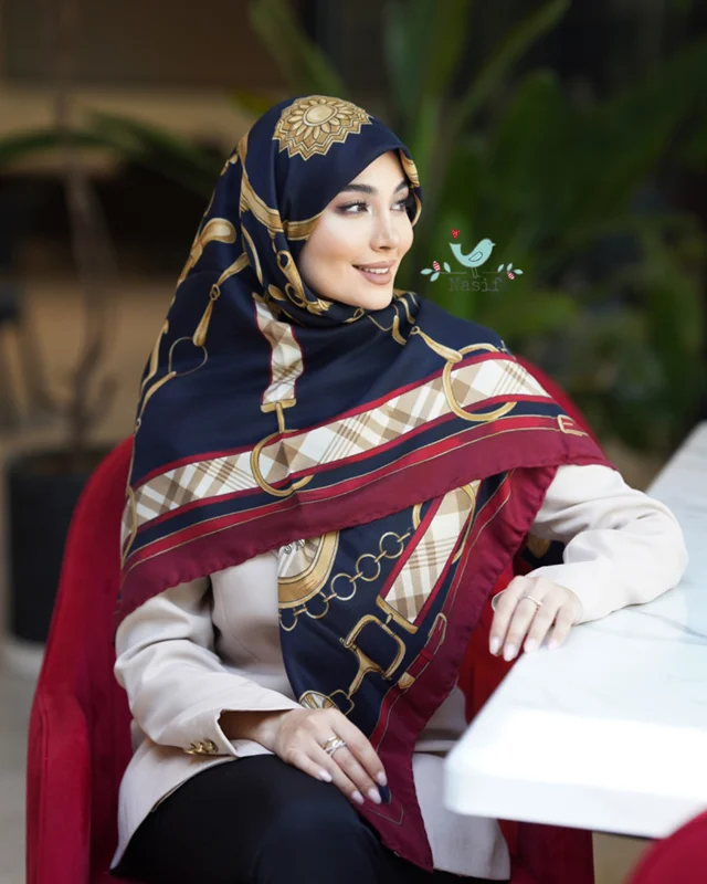 روسری نخی کد N-0364