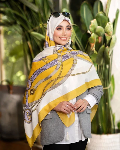 روسری نخی کد N-0321