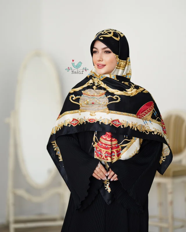 روسری مجلسی کد M-0480
