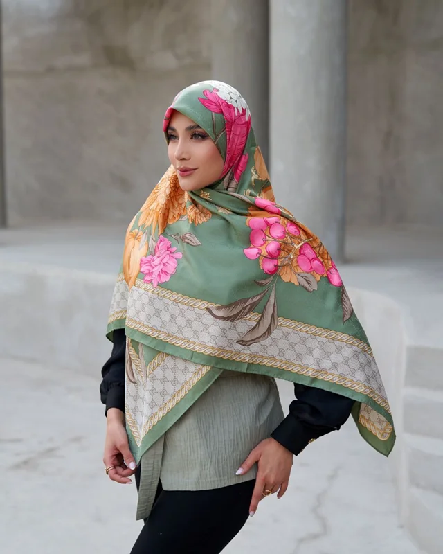 روسری مجلسی کد M-0514