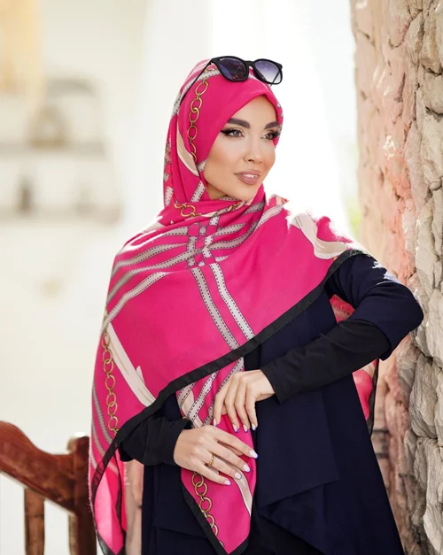 روسری نخی کد N-0496
