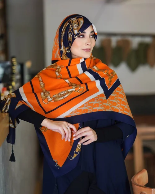 روسری نخی کد N-0317
