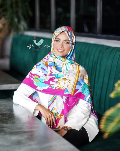 روسری نخی کد N-0388
