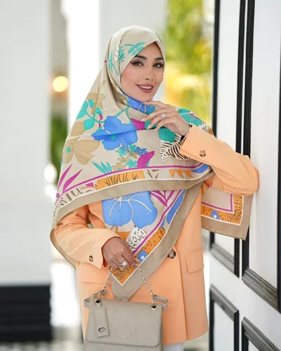 روسری مجلسی کد M-1037