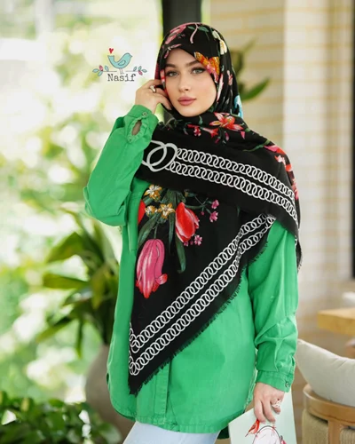 روسری نخی کد N-0746