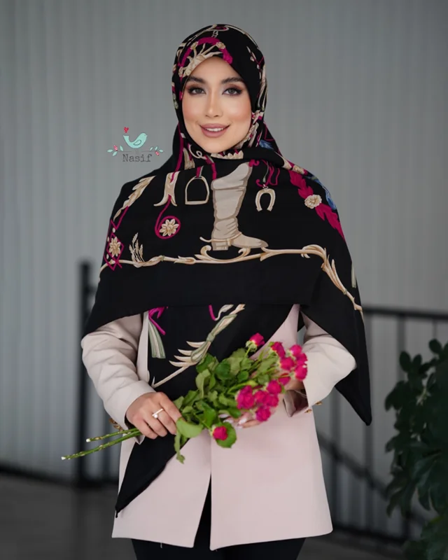 روسری نخی کد N-0669