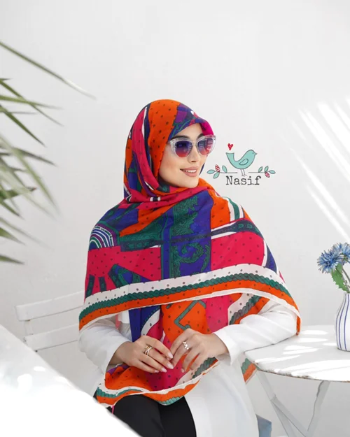 روسری نخی کد N-0354