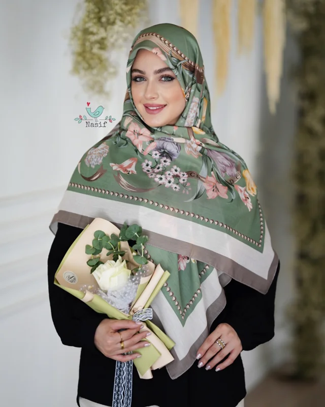 روسری نخی کد N-0753