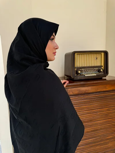 روسری مشکی کد B-0115