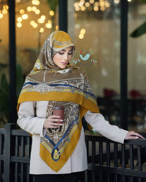 روسری نخی کد N-0402