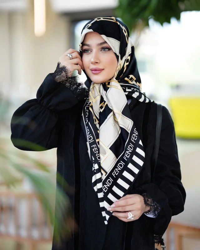 روسری مجلسی کد M-0397