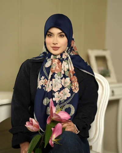 روسری مجلسی کد M-107۳